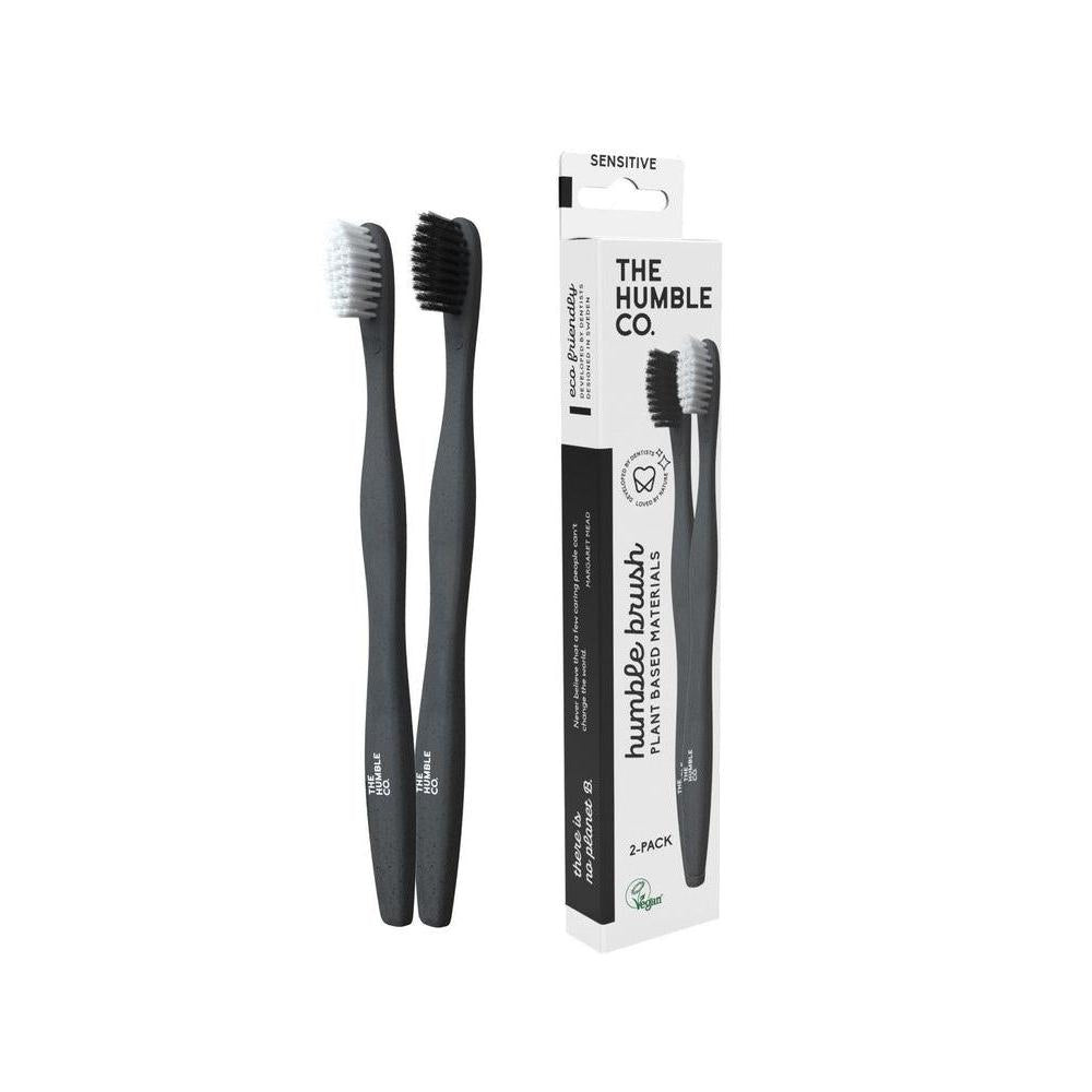 Cepillo Humble - Blanco/Negro 2Ud