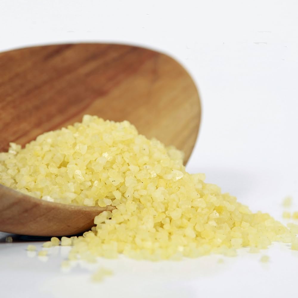 Sal de baño con aceite esencial de melisa