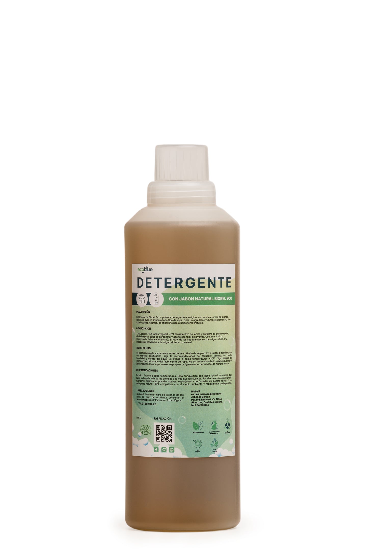 Eco Detergente Jabón Natural Biobel
