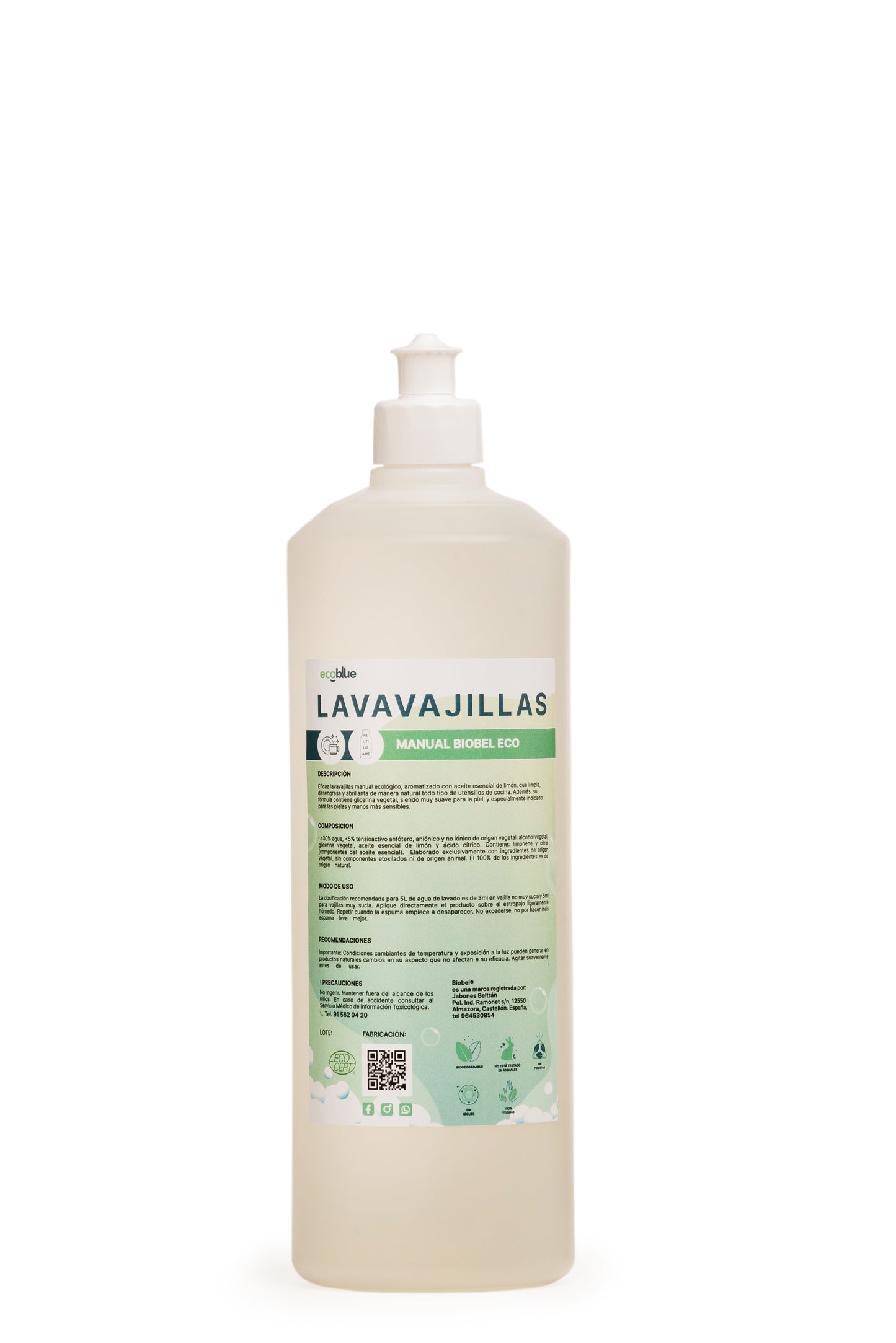 Lavavajillas Manual Eco Biobel