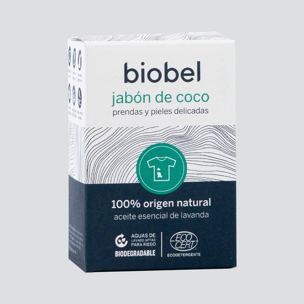 Jabón de coco para pieles sensibles y prendas delicadas Biobel