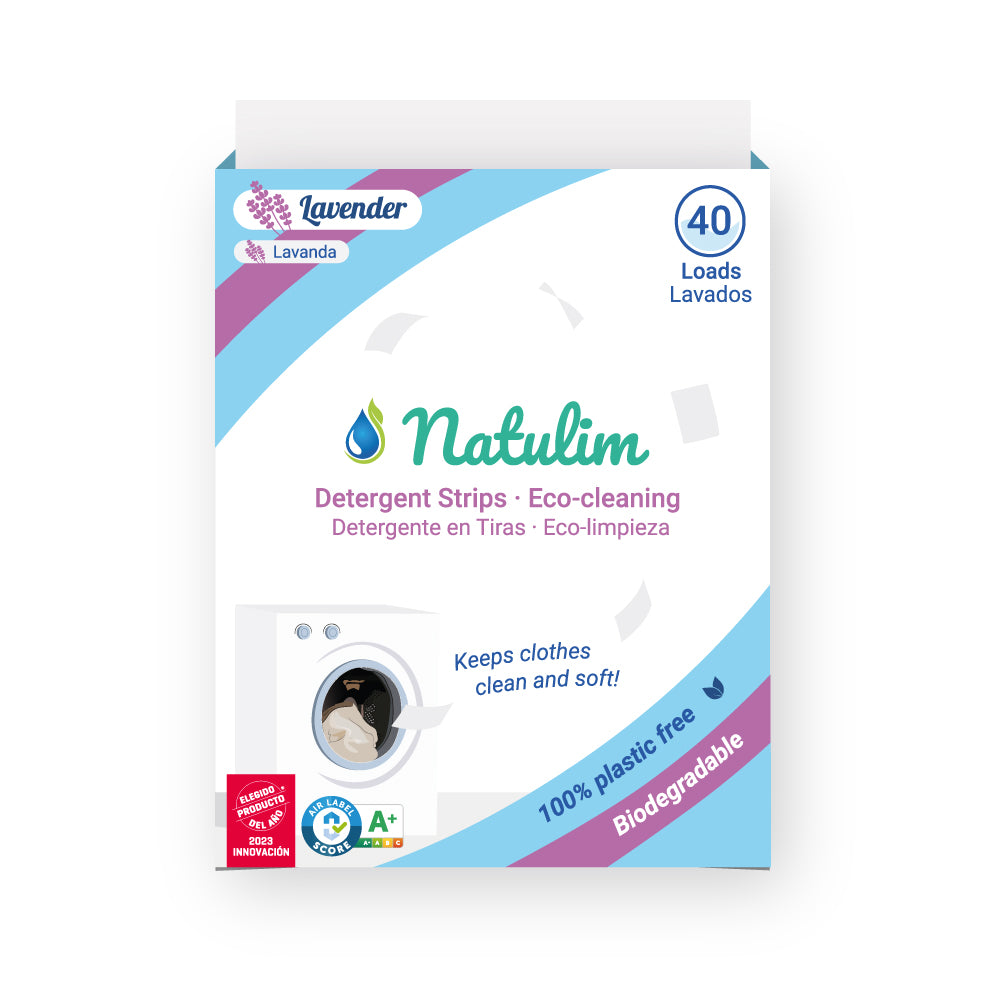 Eco-Tiras de Detergente Lavanda 40 lavados Natulim