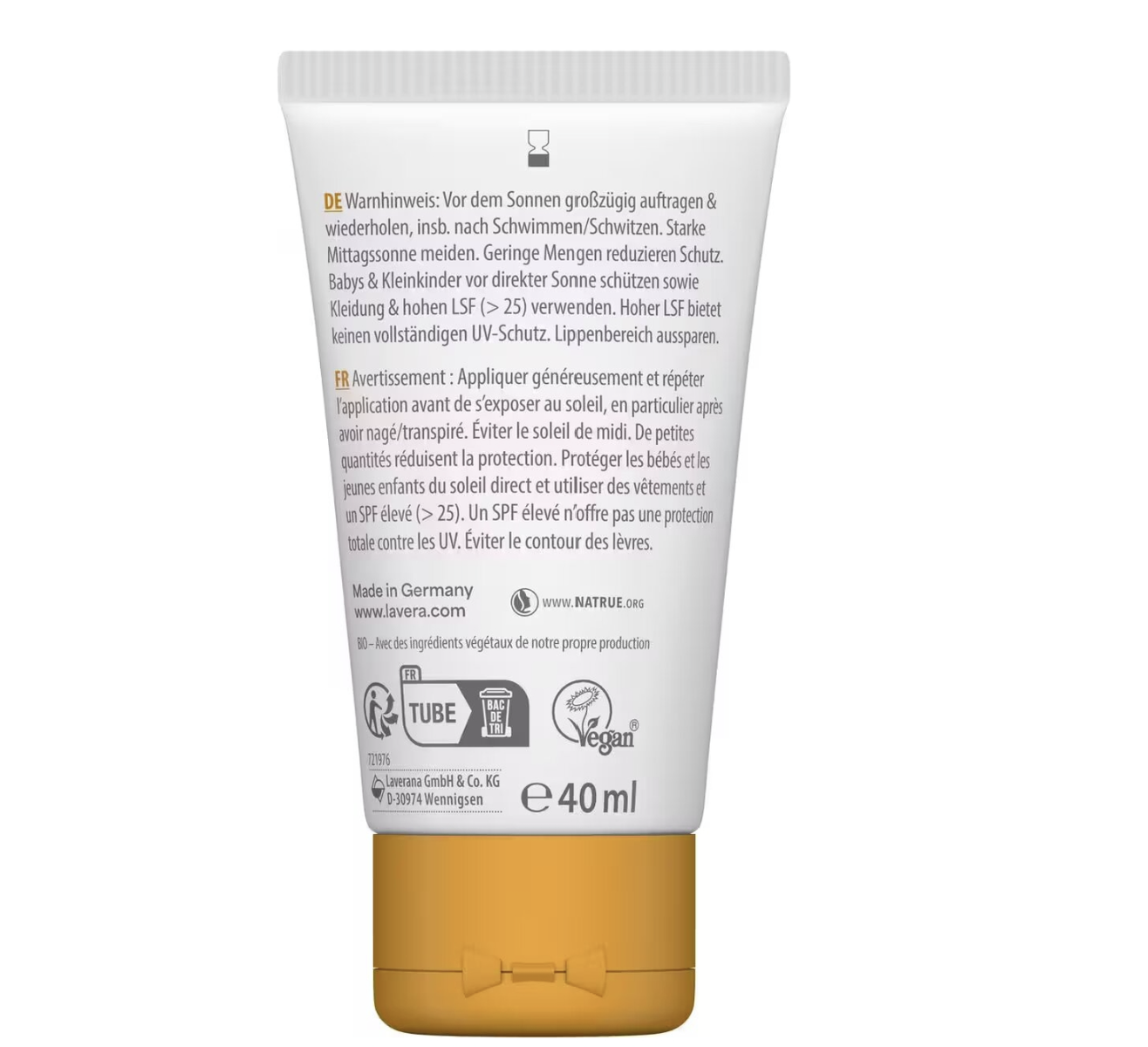 Fluido solar facial SPF50 Lavera