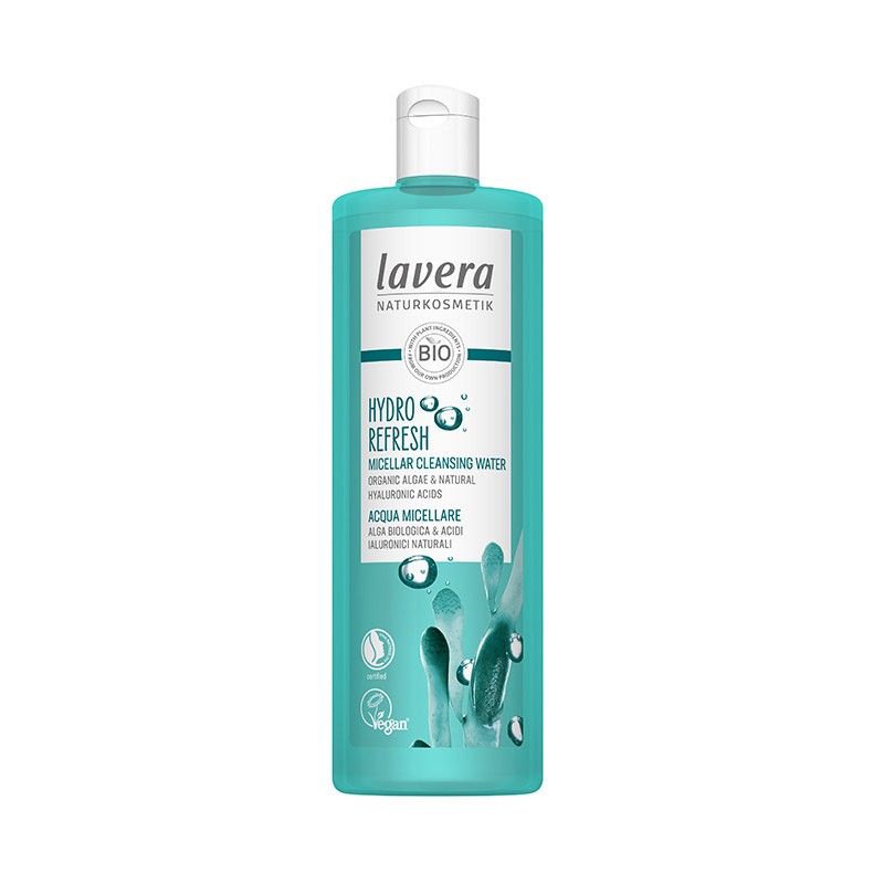 Agua micelar Hydro Refresh Alga Bio Ácido Hialurónico Lavera