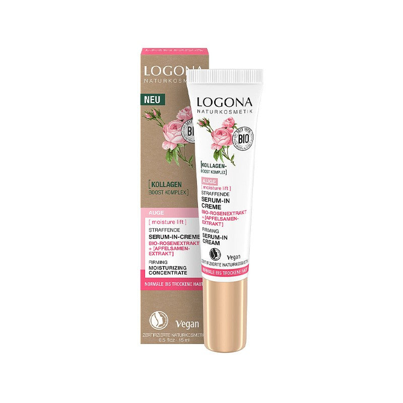 Crema reafirmante rosas Bio y semillas de manzana Logona