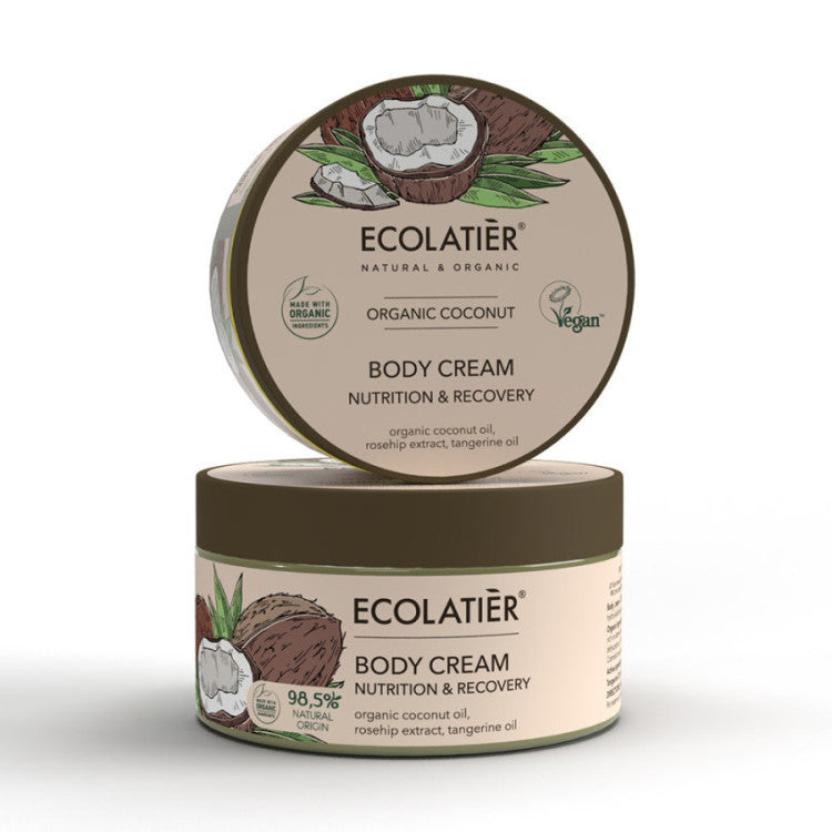 Crema Corporal Nutrición y Recuperación Coco Ecológico