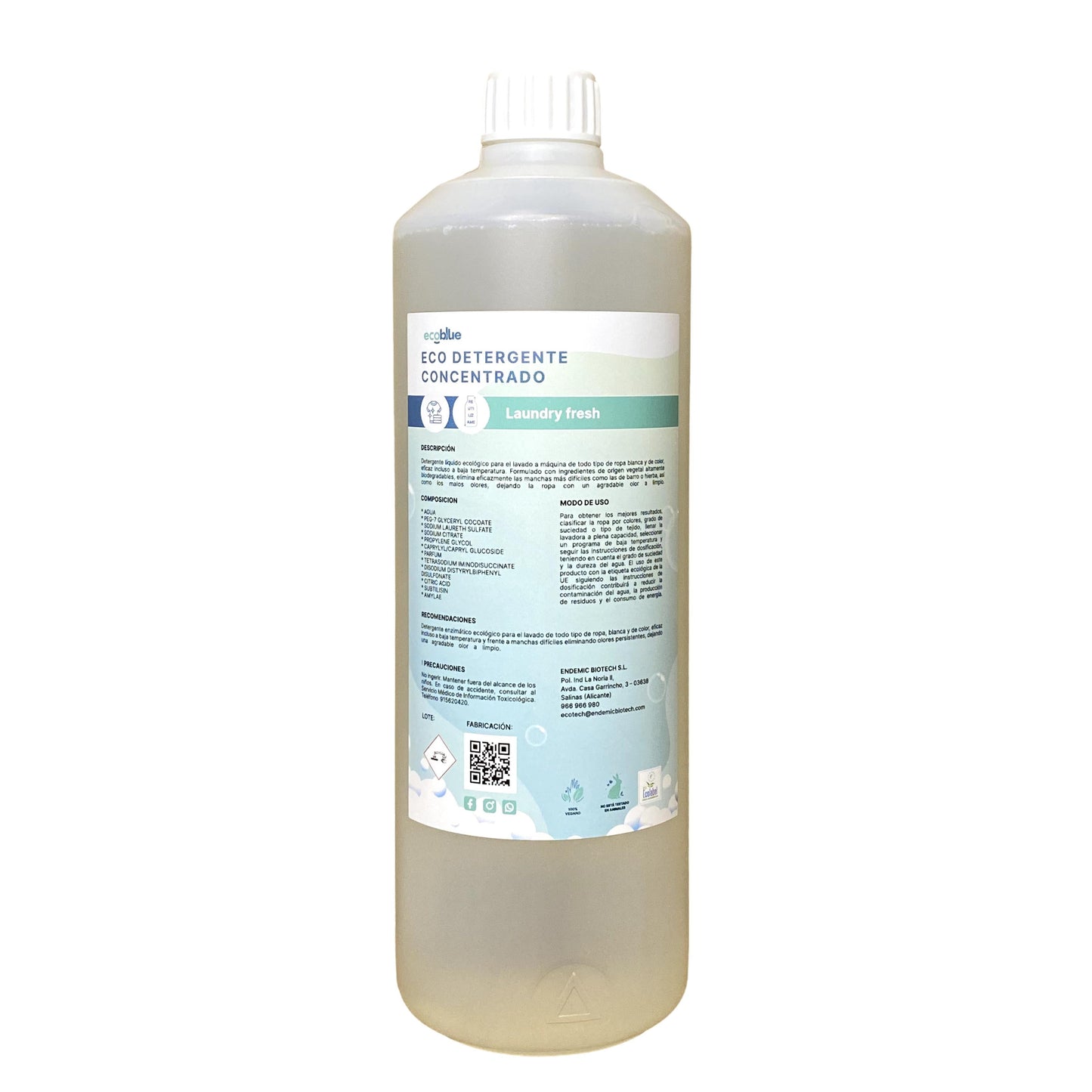 Eco Detergente Concentrado Laundry Fresh 1L
