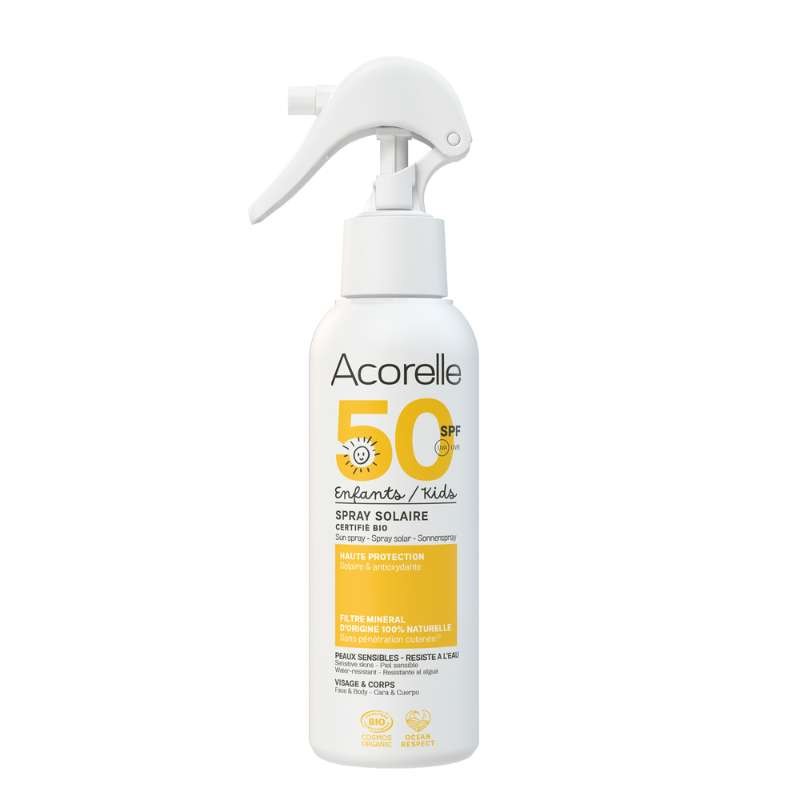 Protector solar en spray para niños SPF50 Acorelle