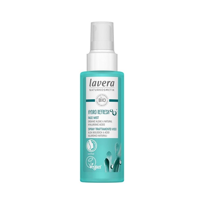Spray refrescante Hydro Refresh alga y ácido hialurónico Lavera