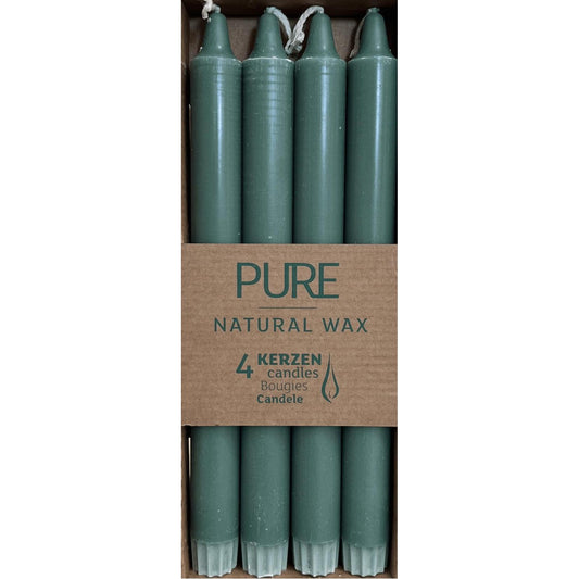Velas De Cera Natural PURE 250X23 MM 4Ud