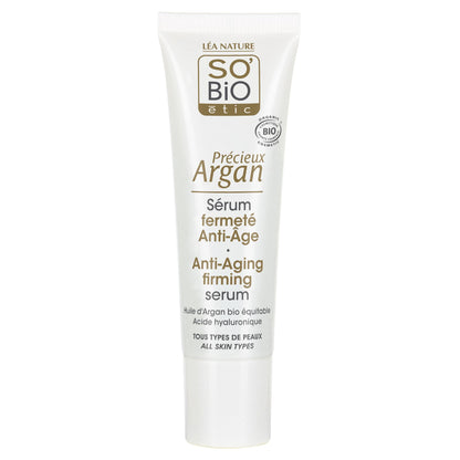 Sérum reafirmante antiedad ácido hialurónico & argan Bio SO'BiO
