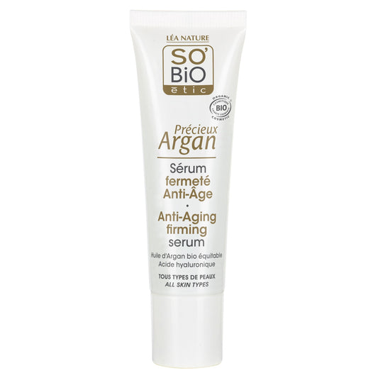 Sérum reafirmante antiedad ácido hialurónico & argan Bio SO'BiO