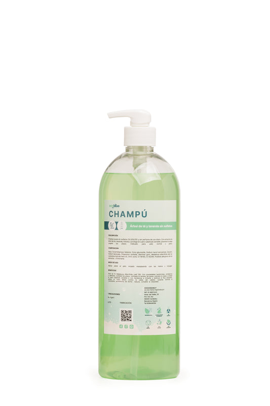 Champú Arbol De Te Y Lavanda Sin Sulfatos