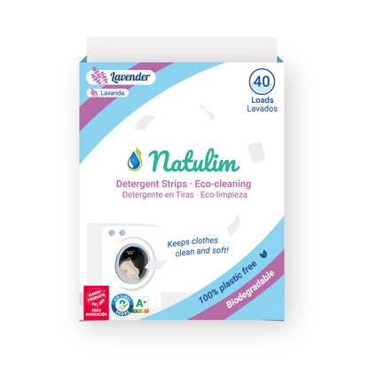 Eco-Tiras de Detergente Lavanda 40 lavados Natulim