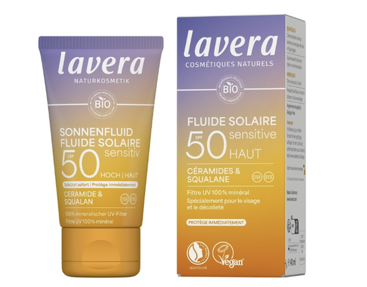 Fluido solar facial SPF50 Lavera
