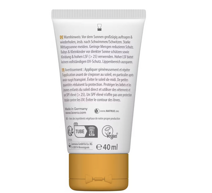 Fluido solar facial SPF50 Lavera
