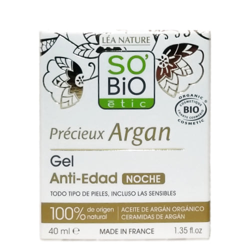 Gel de noche antiedad argan BIO SO’BiO
