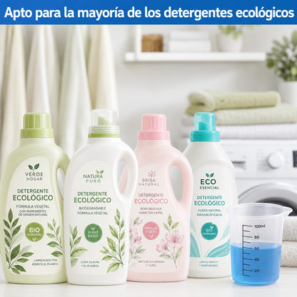 Vasos medidores de silicona para detergente 2 unid