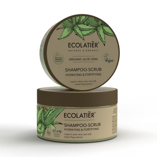 Champú Exfoliante Hidratante y Fortificante Aloe Vera Ecológico