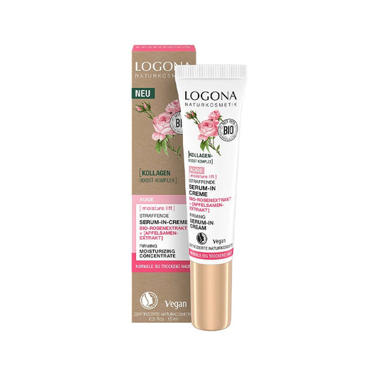 Crema  reafirmante rosas Bio y semillas de manzana Logona