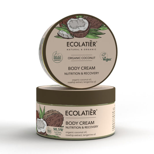 Crema Corporal Nutrición y Recuperación Coco Ecológico