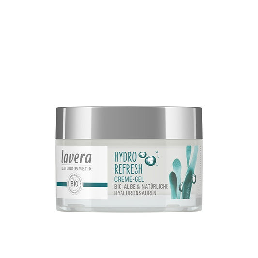 Crema gel Hydro Refresh algas y ácido hialurónico Lavera