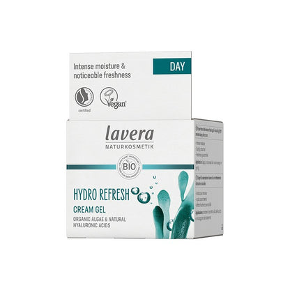 Crema gel Hydro Refresh algas y ácido hialurónico Lavera