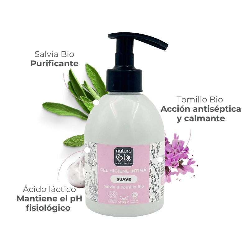 Gel higiene íntima Salvia & tomillo Bio 500 ml