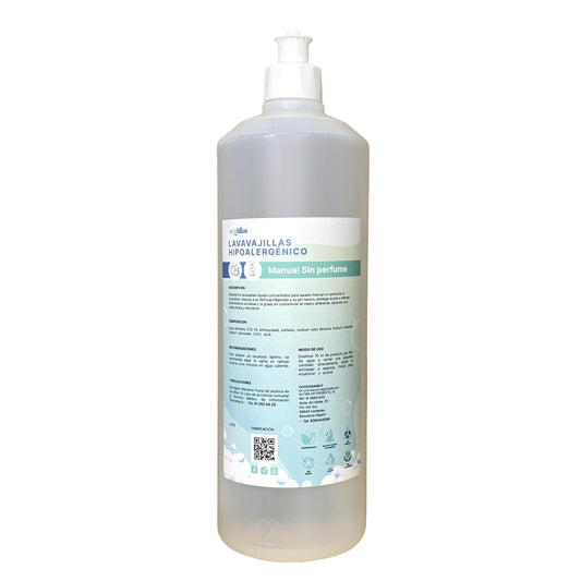 Lavavajillas Manual Hipoalergenico Sin Perfume 1L