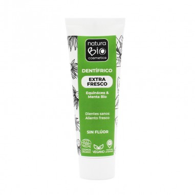 Pasta de dientes sin flúor Extra Fresca con equinácea y menta Bio 75ml