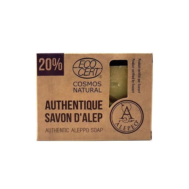 Pastilla jabón Alepo 20% EcoCert