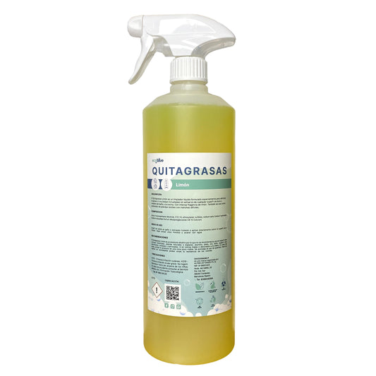 Desengrasante Natural con Limón - Sin Fosfatos y Sin Cloro 1L