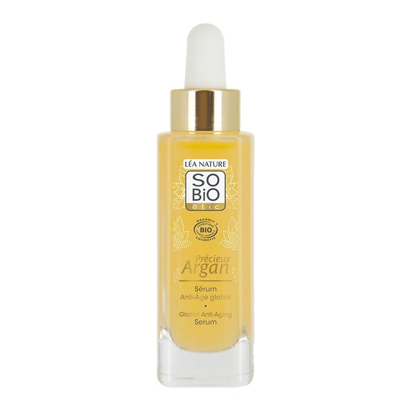 Sérum facial antiedad global argan SO’BiO