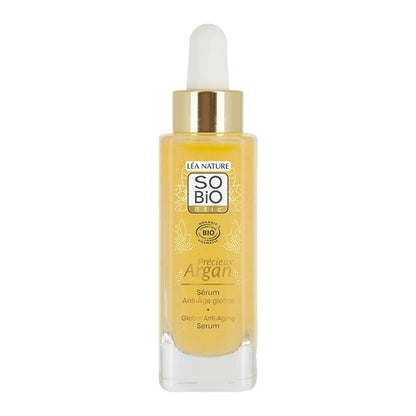 Sérum facial antiedad global argan SO’BiO