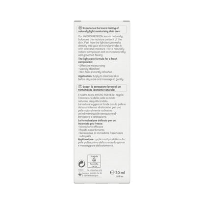 Sérum Hydro Refresh algas y ácido hialurónico Lavera