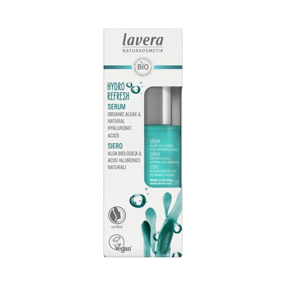 Sérum Hydro Refresh algas y ácido hialurónico Lavera