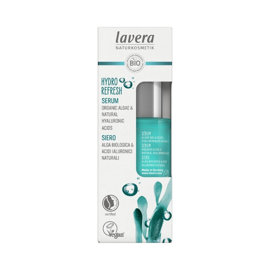 Sérum Hydro Refresh algas y ácido hialurónico Lavera