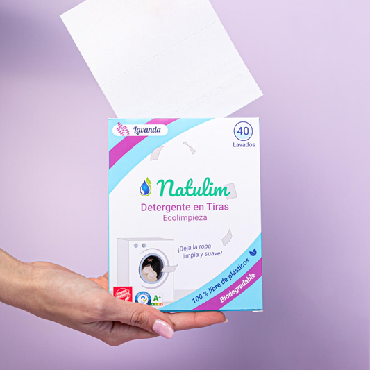 Eco-Tiras de Detergente Lavanda 40 lavados Natulim