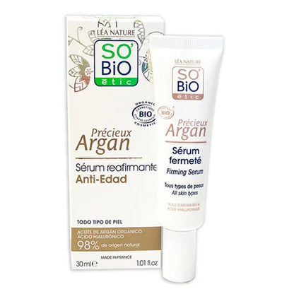 Sérum reafirmante antiedad ácido hialurónico & argan Bio SO'BiO